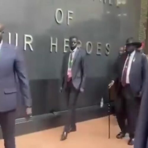 Pulezidenti wa South Sudan Salva Kiir agatambula takyalina yadde!