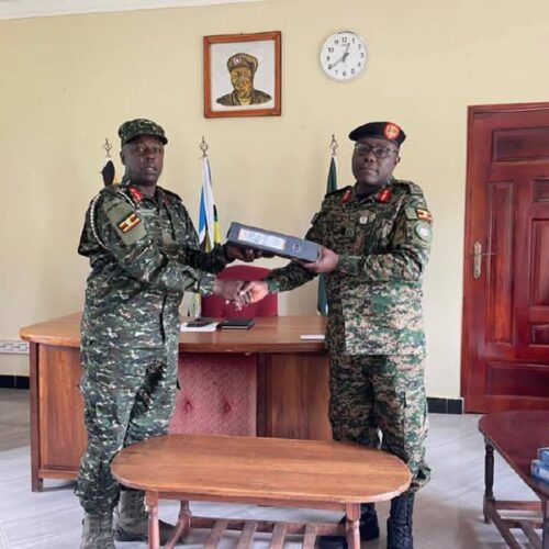 Brig. Gen. Pande Kajuba olunaku olwaleero akwasiddwa offiisi…