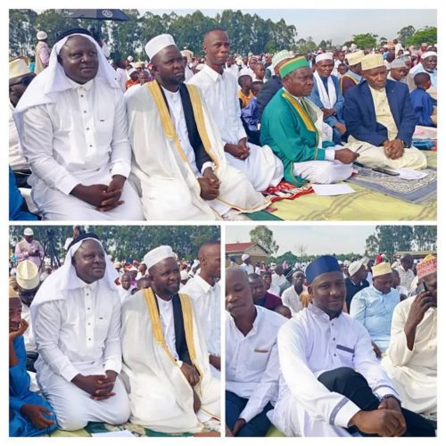 Ebikumi nebikumi byAbayisiraamu mu Kibuga Mbale bakedde kweyiwa ku Kitebe kyObusiraamu ekya Maluku mu Kibuga Mbale okusaala Esswala ya Eid