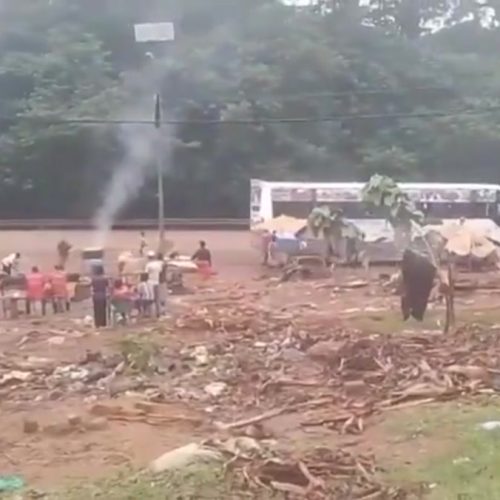 Embeera nga bweri awabadde akatale e Najjembe, mu Lugazi Municipality.