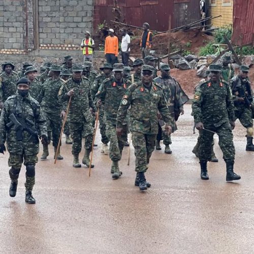 Ekibinja kya Armoured Division e Masaka enkya yaleero kikoze dduyiro wakutambula kiromita 30 okwetoloola ekibuga Masaka atuumiddwa Mwendo wa