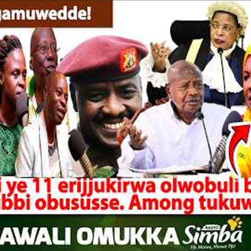 Awali Omukka-Ssanyu lya M7-Among abadde namampaati kati gamuwedde. Tulijjukira Palamenti ye lwabubbi