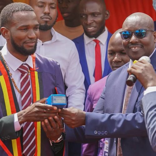 Mmeeya wa Nansana Municipality Munnakibiina ki National Unity Platform, Sserunkuuma John Bosco akubye ebirayiro bye okutandika obuweereza mu