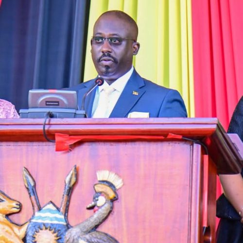 Omubaka omuggya owa Entebe Municipality Shyaka Steven Gashaija Munnakibiina ki National Resistance Movement