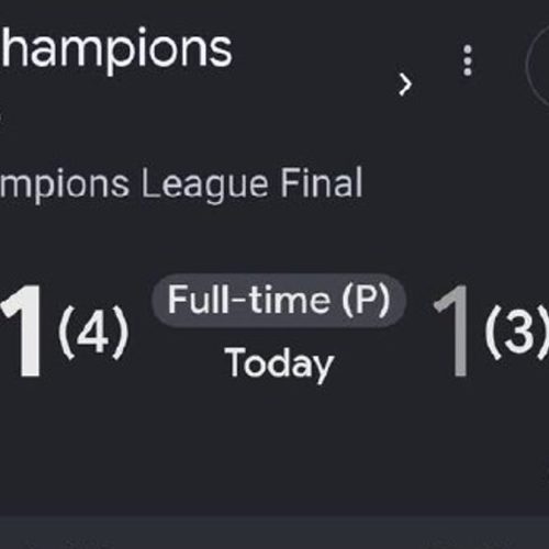 PSG – Paris Saint-Germain bebanantameggwa ba UEFA Champions League oluvannyuma lwokukuba Arsenal mukusimmulagana obunnya.