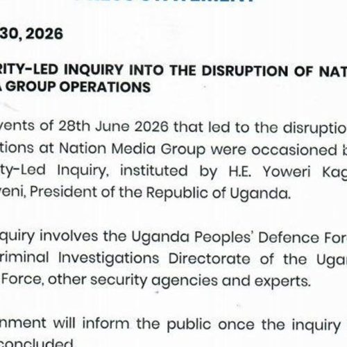 Minisita wa ICT nokulungamya Eggwanga Justine Kasule Lumuba avuddeyo nalungamya ku kuggibwako kwa Nation Media Group nategeeza nti waliwo
